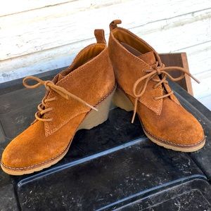 New Sonoma wedge booties